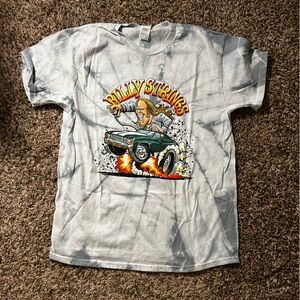 Large Billy Strings Concert Graphic T-Shirt - Gray